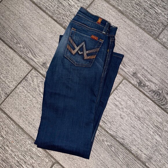 7 for All Mankind Flare Jeans - Picture 1 of 9